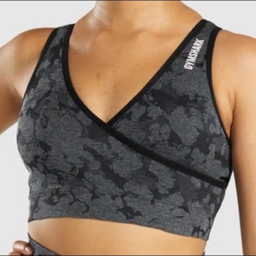 GYMSHARK ADAPT CAMO SEAMLESS SPORTS BRA